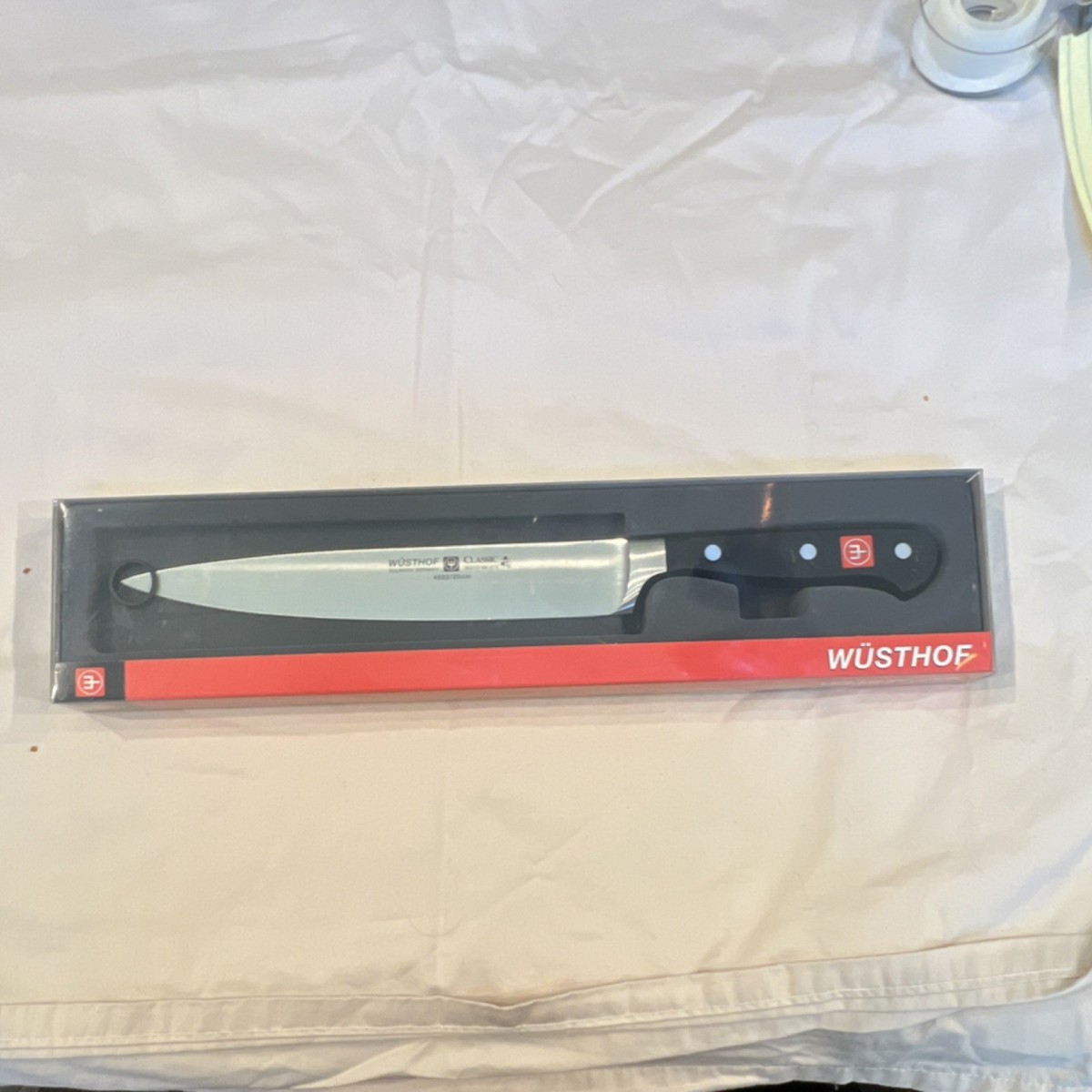 WÜSTHOF Classic Carving Knife 20cm Black Stainless Steel 4522/20cm