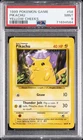 1999 POKEMON BASE SET UNLIMITED YELLOW CHEEKS #58 PIKACHU PSA 9