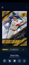 Topps Bunt Diamond Icons 25 Chase Utley Silver Polychromatink Legendary DIGITAL