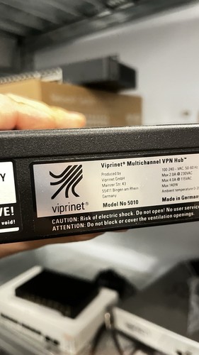 Viprinet Multichannel VPN Hub 5010 | Enterprise Bonding Router | 19" Rack - Photo 2/2
