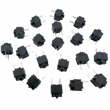 TTC Square Tactile 2-Pin Micro-switch 6.15x6.15x7.15mm (20 Pieces) US Stock