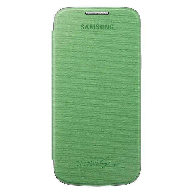 SAMSUNG CUSTODIA ORIGINALE FLIP COVER GALAXY S4 MINI GREEN BULK - Immagine 2 di 4