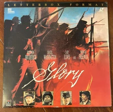 Glory (1989) Laserdisc LD Matthew Broderick, Denzel Washington, Morgan Freeman