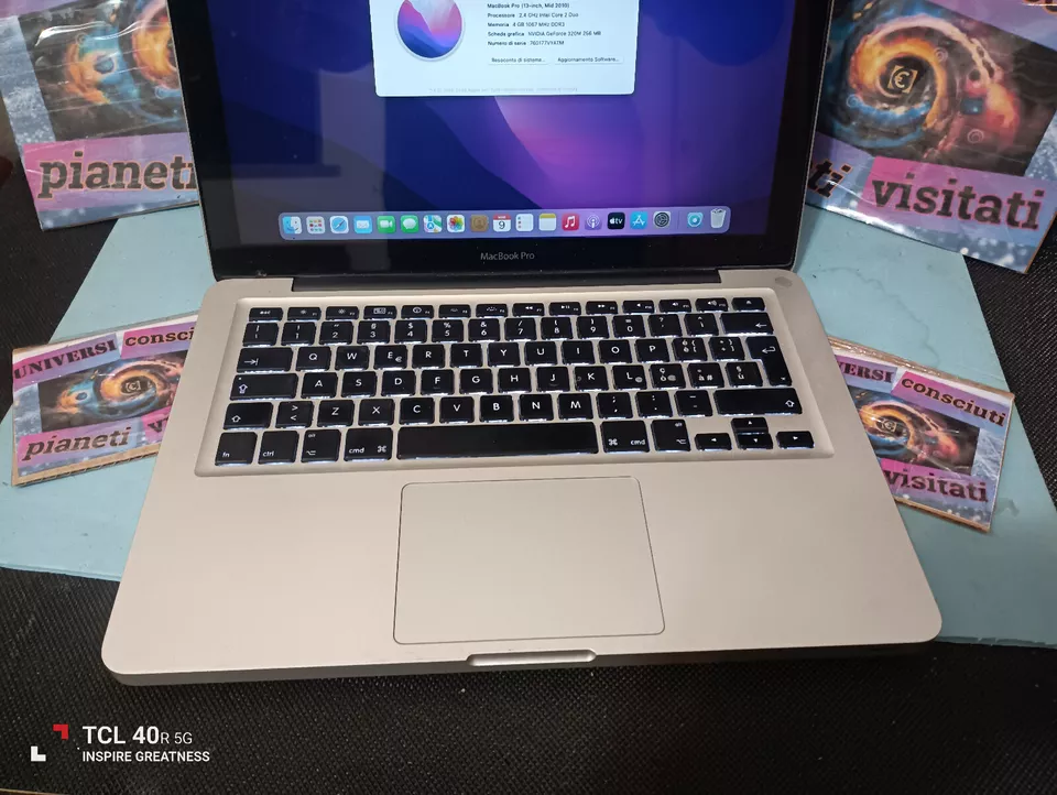 Macbook Pro A1278 2010 13,3" CORE DUO 2,6Ghz 4gb 128gb nvme Mac Osx MONTREY - Immagine 2 di 4