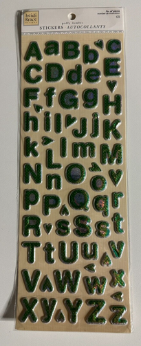 Heidi Grace Daydream, Tweet Memories Alpha Stickers-Brown or Green-68 Pieces - Picture 2 of 5