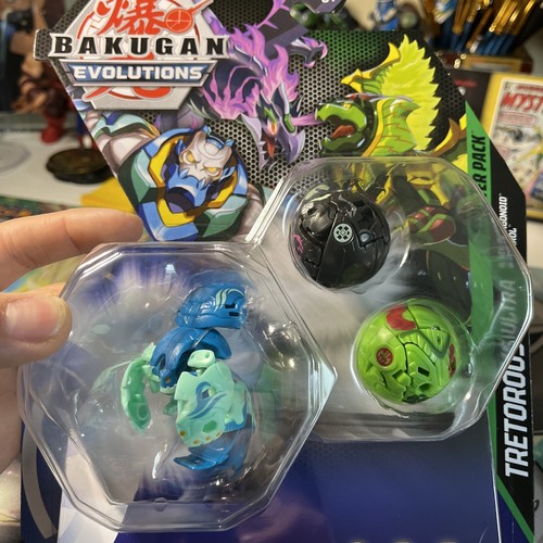 Bakugan Evolutions Starter 3 Pack Aquos Tretorous Ultra Neo Dragonoid Pharol New - Picture 5 of 5