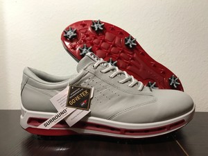 ecco golf shoes mens red