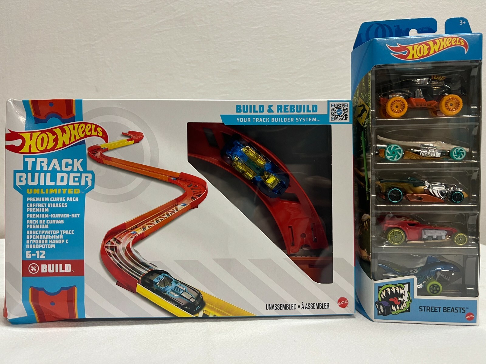 Hot Wheels Track Builder Unlimited Coffret Virages Premium