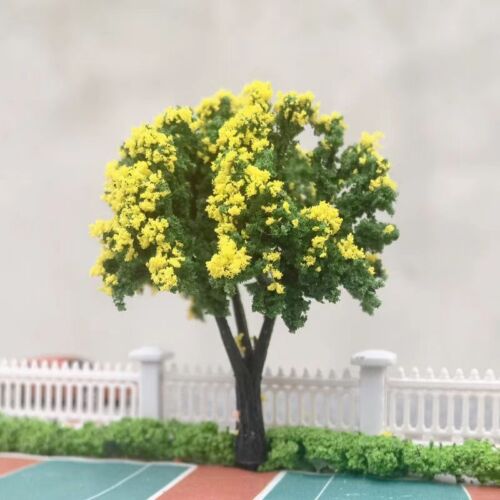 5 Stck. HO/OO Maßstab Saison Blumen Bäume Miniaturen Lot Garten Straße Pflanzen Landschaft - Bild 3 von 30