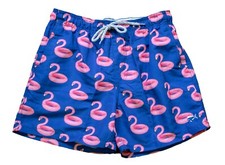 SOUTHERN LURE Printed Swim Trunk Swimsuit Flamingo Float Tide Youth Medium NWT