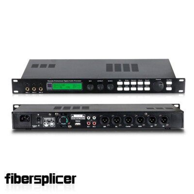 220V Karaoke Professional Audio Processor 32Bit DSP Processor for Speakers
