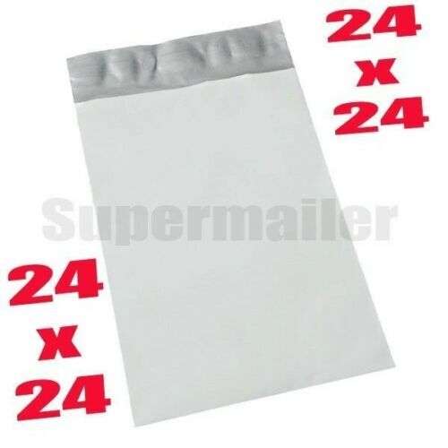 100 Pcs Poly Mailer Envelopes Ebay Brand Bags 24 x 24 10 x 13 14" x 19" 2.5 Mil - Picture 6 of 10