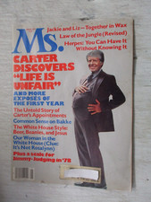 MS. MAGAZINE JANUARY 1978 JIMMY CARTER BAKKE CASE MIDGE COSTANZA WOMENS FEMINISM