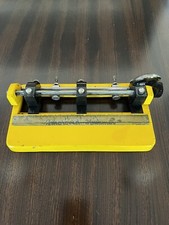 Vtg MCM Office Industrial 3 Hole Punch Heavy Duty Wilson Jones Improved Hummer