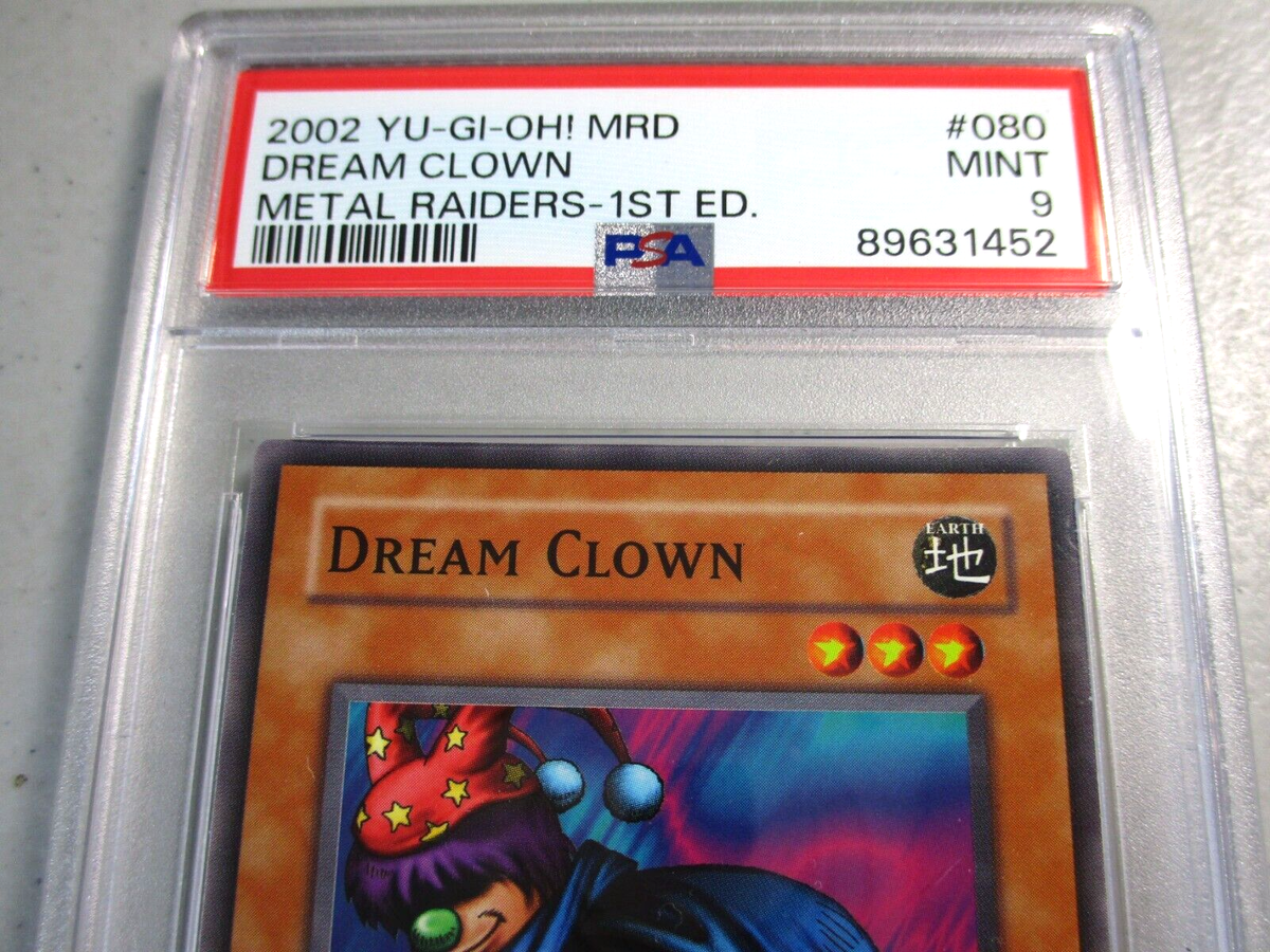 PSA 9 Dream Clown MRD-080 1st Ed YuGiOh NA English 2002 Metal
