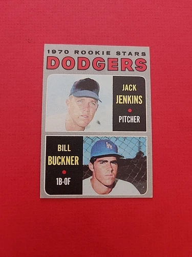 1970 Topps #286 Bill Buckner Los Angeles Dodgers Rookie Stars (RC) - NICE!!!