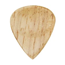 Rubber Wood Guitar Pick - 3.0 mm - 351 Groove Shape - Handmade Exotic Plectrum