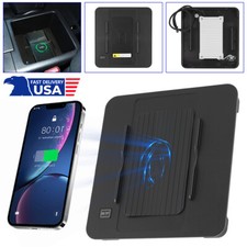 Car Wireless Phone Charger Pad Fast Charge Mat Dock 15W For Toyota FJ Cruiser