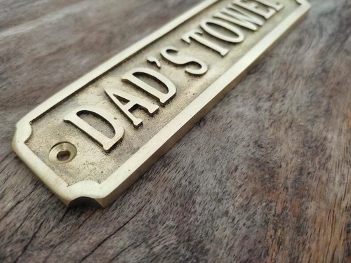 Customized classic brass signs - Nautical signs and plaques - Heavy duty 3D - Picture 5 of 5