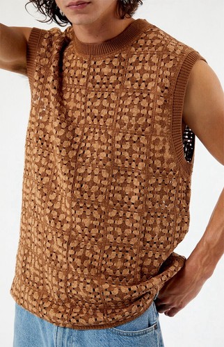 New PacSun Crochet Sweater Vest - Picture 4 of 4