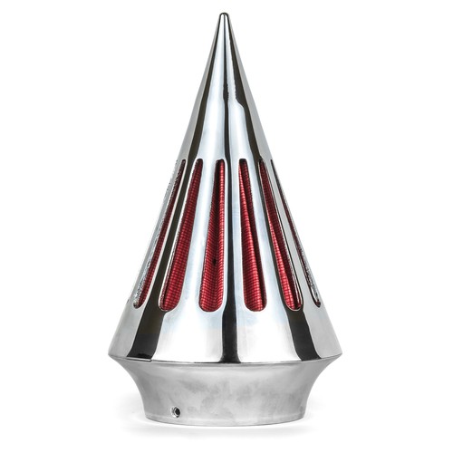 Chrome Spike Air Cleaner Intake Filter For Harley Dyna Touring models 2001-2009 - Picture 7 of 9