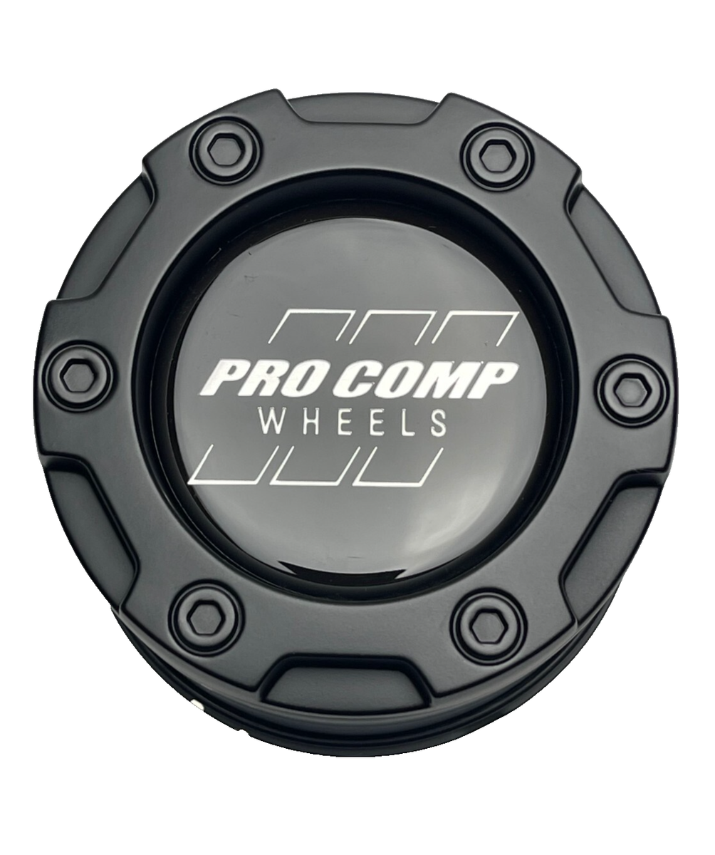 Pro Comp Satin Black Push Thru Wheel Center Cap 502942502 | eBay