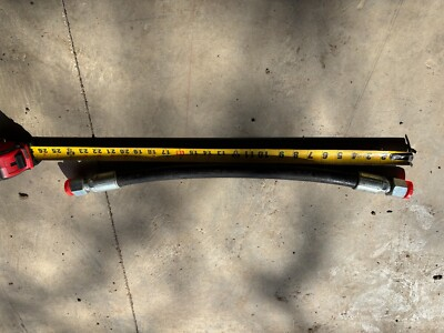 #ad 3 4 hydraulic hose JIC #12 female ends 24 inches 2 feet long Gates 3100 PSI $12.50