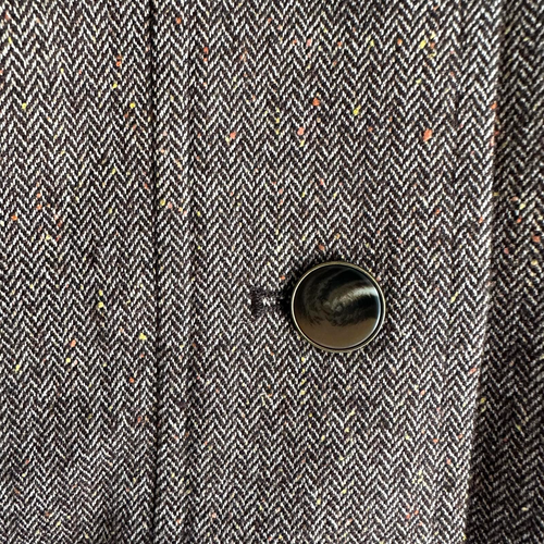 TALBOTS Ladies Donegal Brown Tweed Career Knee Length A-Line Skirt, 10 - Picture 8 of 9