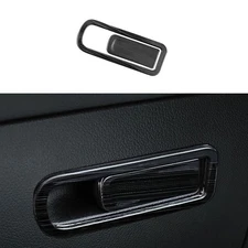 Trim For Benz GLA W156 2020-22 Co-Pilot Storage Box Handle Panel Titanium Black
