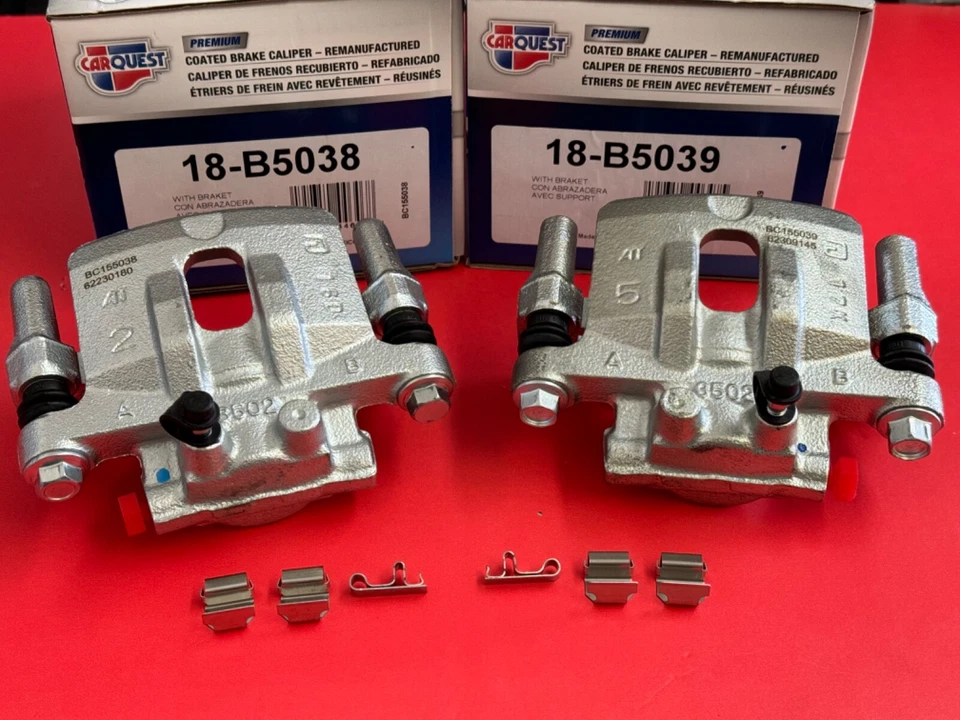 Pinzas de freno de disco Piar con soporte para 11-17 Mitsubishi Lancer trasero izquierdo y derecho Foto 2 de 2