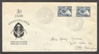 Netherlands 1952 Mining pictorial registered FDC to Norway