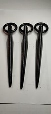 Set of 3 New U.S. Military Rock Climbing Pitons with Rings 7  