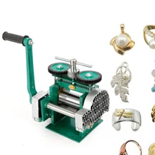 Manual Jewelry Press Rolling Mill Machine Wire Flat Metal Sheet Roller Tool