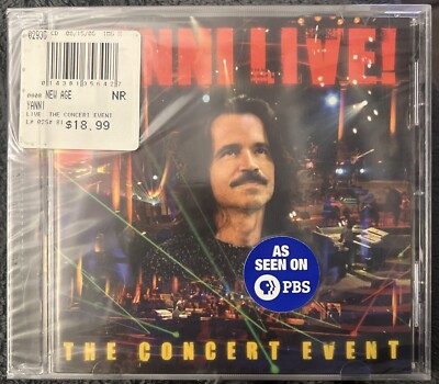  Live! The Concert Event  by Yanni (NEW CD 2006) Free Expedited Shipping!