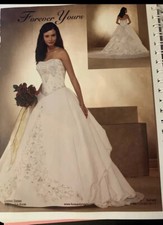 Forever Yours Wedding Dress 48145 size 1