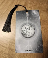 MOON Sign Bookmark Astrology Oracle Card Art Gift Purified & Charged