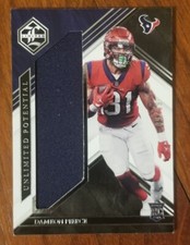 Dameon Pierce RC 2022 Limited Unlimited Potential Patch Football Card 9/99