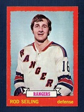 1973-74 Topps Rod Seiling #9 New York Rangers EXMT