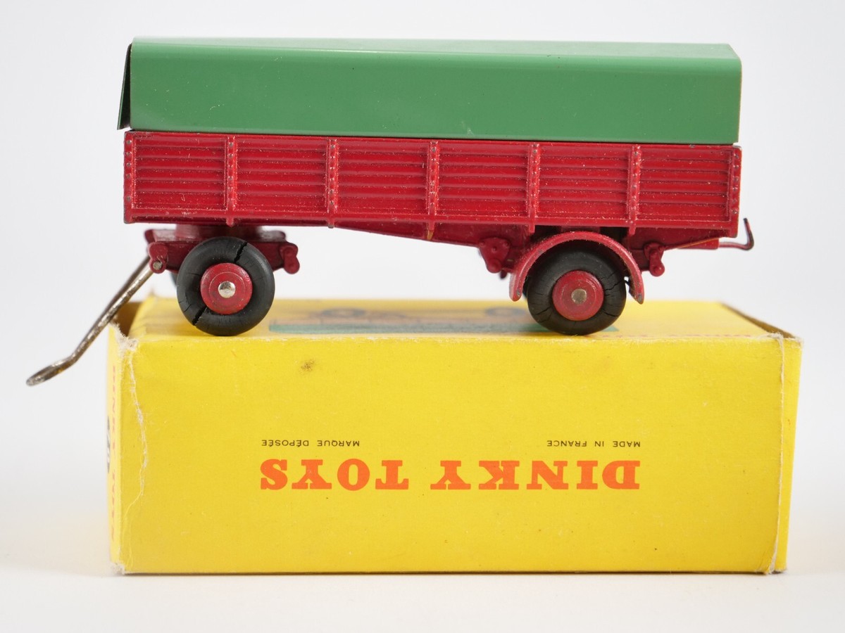 French Dinky Toys France n° 70 - Remorque Bâchée + Boîte d