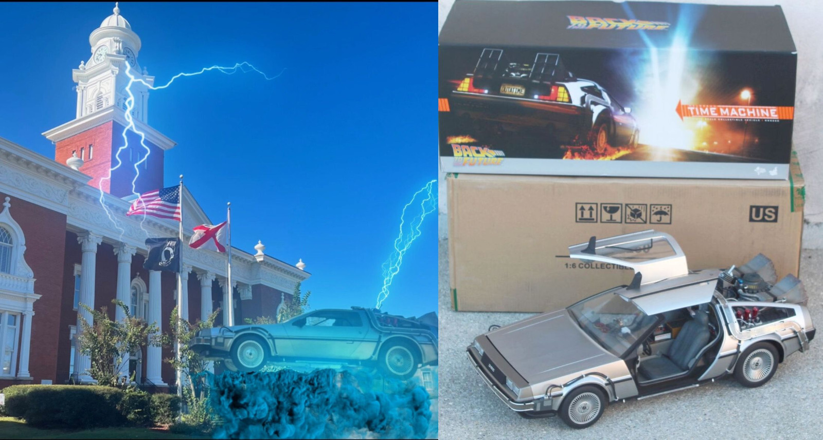 HOTTOYS デロリアン 1/6 MMS260 （ムービー・マスターピース】『バック 