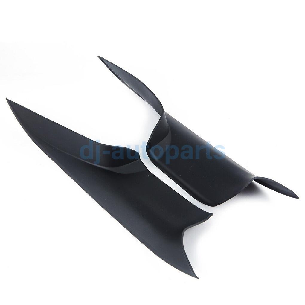 Door Inner Handle Pull Carrier Cover Black Left & Right For BMW 7