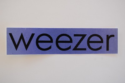 37 Weezer Sticker Decal Car Bumper Window Rock Approx.6.5/"X1.5/"