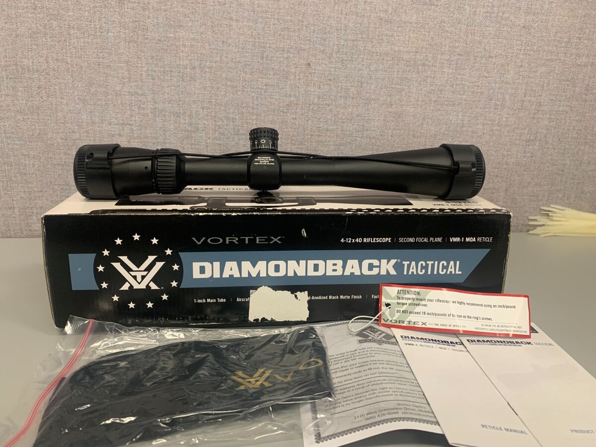 Vortex Optics 10025 Diamondback Tactical 4-12x40 Riflescope Vortex Optics 10025 Diamondback Tactical 4-12x40 Riflescope