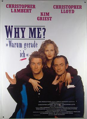 Why Me? - Warum gerade ich? - CHRISTOPHER LAMBERT - Filmplakat DIN A1 (gerollt)