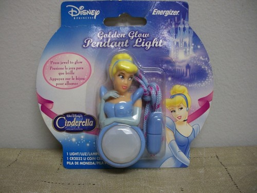 Energizer Disney Prinzessin Aschenputtel golden leuchtendes Pendelleuchte 2005 NEU Neu in Verpackung - Bild 1 von 5