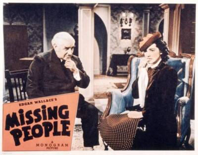 The Missing People Lobby Card Will Fyffe Patricia Roc 1940 Old Movie Photo