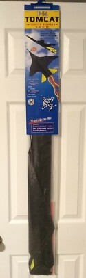 Kite Factory F-14 Tomcat 4 ft Nylon Fiberglass Flight Handle Line 48 inch NEW
