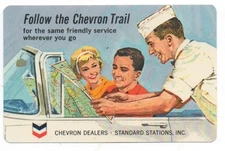 1963 Chevron Standard Oil Co Pocket Advertising Calendar