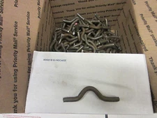 Weld on fence clips size 5/16 by 3/4 inch lot of 500