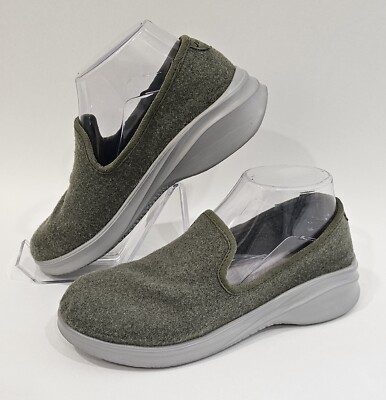 JSport by Jambu Loon Wool Slip On Memory Foam Shoe Sage Women's